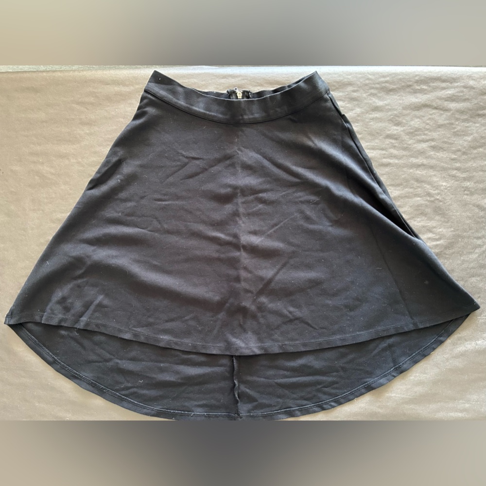 Devlin Chic Black Skater High-Low Skirt Size M